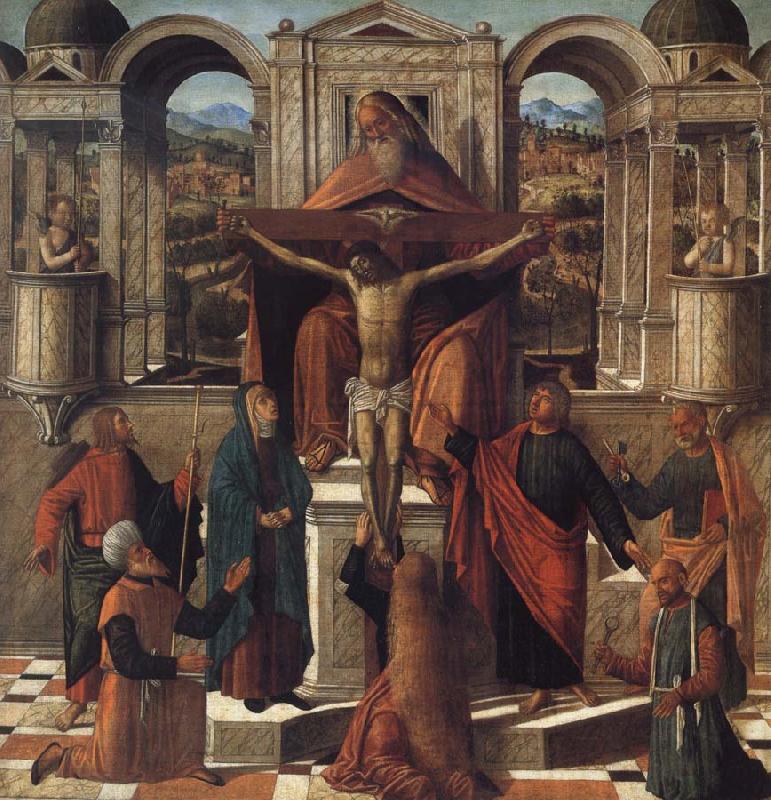 Giovanni Mansueti Symbolic Representaton of the Crucifixion Sweden oil painting art